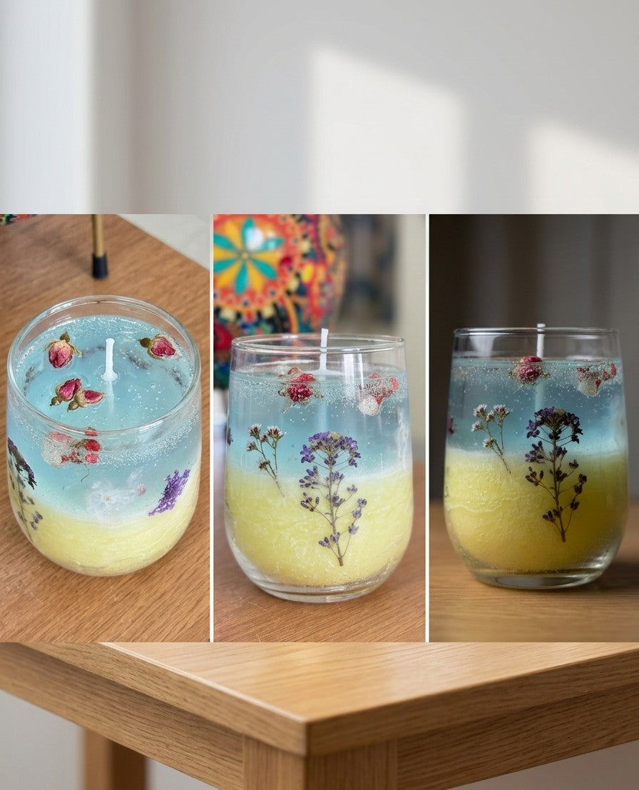 🕯️ Blossom Glow Dual-Tone Candle