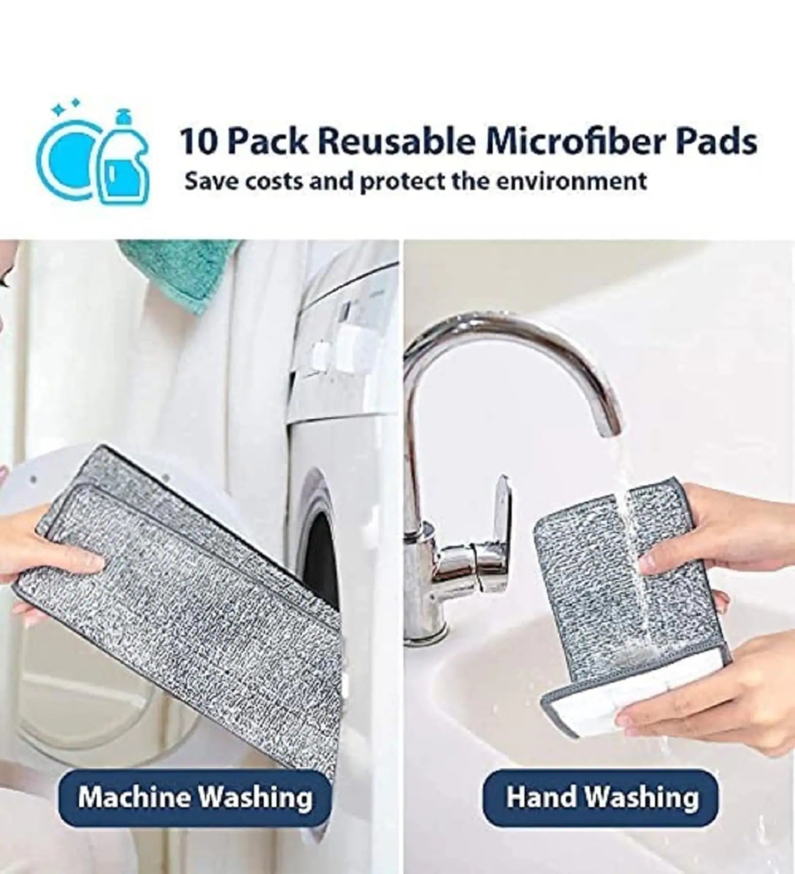 Premium 360° Flexible Floor Mop with Bucket – Smart Cleaning Made Effortless