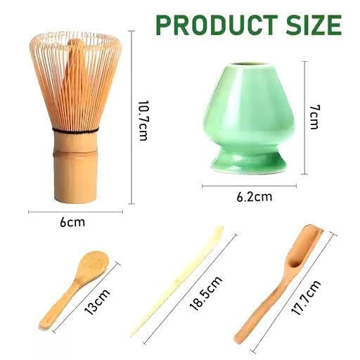 Japanese Matcha Whisk Set – 5 Pieces