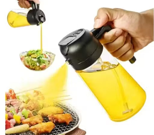 2-in-1 Oil Sprayer & Dispenser Bottle