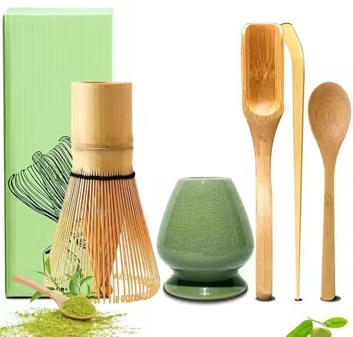 Japanese Matcha Whisk Set – 5 Pieces
