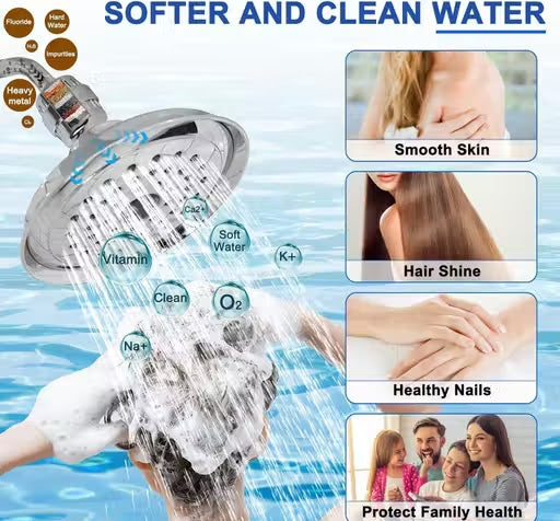 AQUA AUREUM Luxe 15-Stage Hard Water Softener for Shower & Tap