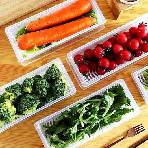 Fridge Storage Containers Set – Pack of 6