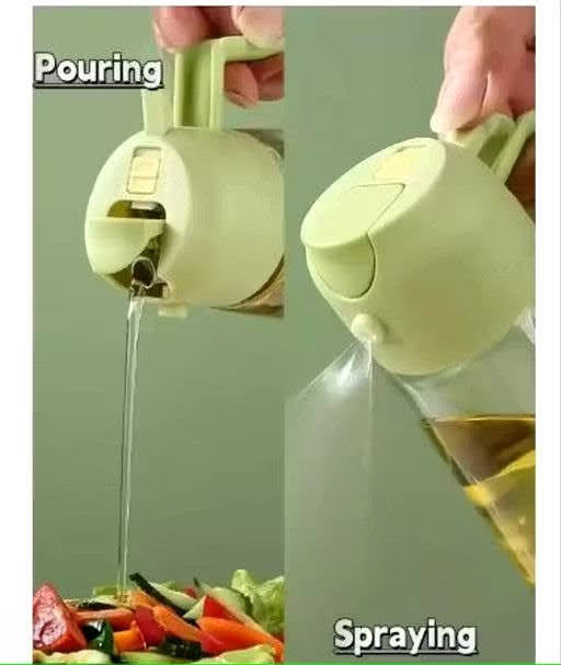 2-in-1 Oil Sprayer & Dispenser Bottle